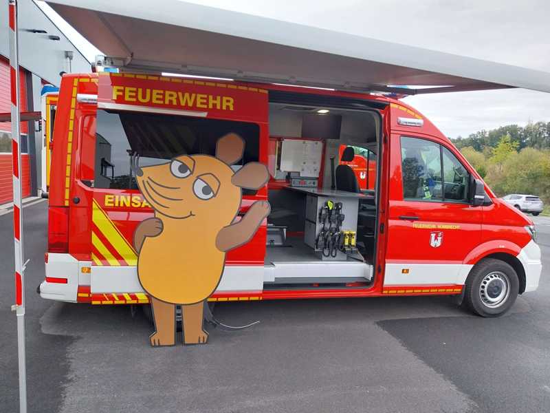 Spannende Einblicke beim Aktionstag „Türen auf mit der Maus“ bei der Feuerwehr Nümbrecht